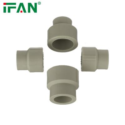 China Pipe Lines Connect IFAN Factory Supply Connect PPR Plumbing Gray Color Reducing Socket PPR Fitting Fittings for sale