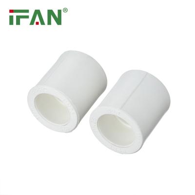 China Pipe Lines Connect IFAN China Factory Good Price White PPR Pipe Fittings 20 - 110MM Customized PPR Socket Fittings for sale