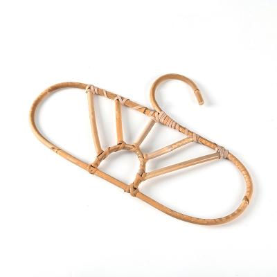 China Nordic New Arrival Sustainable Top Selling Creative Wall Decor Style Rattan Wall Hook for sale