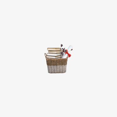 China High Quality Portable Viable Gift Pack Wicker Basket Wicker Fruit Basket for sale