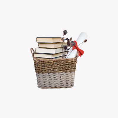 China Wicker Household Storage Basket Eco-Friendly Sustainable Laundry Storage Basket for sale