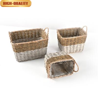 China Sustainable Chinese Factory Handmade Durable Most Popular Outdoor Wicker Basket Picnic Basket On Sale for sale