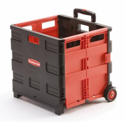 China Solid Rolling Box Utility Cart, Folding Crate and Folding Hand Crate on Wheels, 55 Pounds Capacity Truck Shopping Car for sale