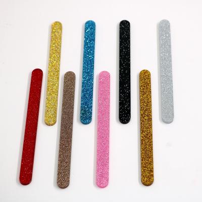 China Cakesicle Disposable Acrylic Popsicle Sticks For Ice Creamsicle Candy Apple Glitter Sticks for sale