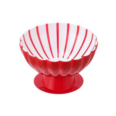 China China supplier viable wholesale unique design food grade plastic dish Italy style European table fruit plates with high quality for sale