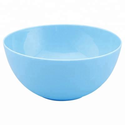 China Sustainable Promotional Food Grade Colored PP Customized Round Fruit Snacks Plastic Salad Bowl for sale