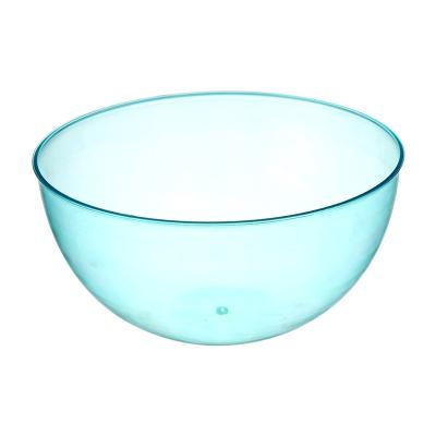 China New Design Sustainable Party Home Use Cheap Food PS Cake Fruit Vegetable Candy Round Plastic Colorful Salad Bowl for sale