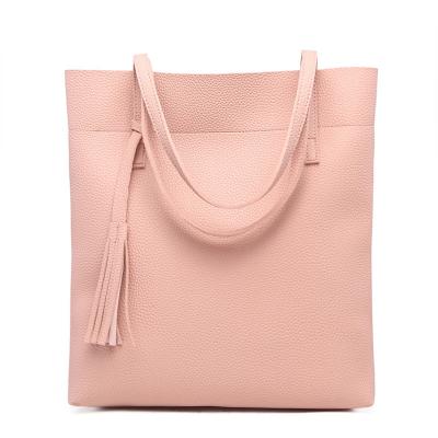 China Lady Designer Luxury Hot Sell PU Leather Female Daily Casual Shopping Bags Shoulder Tote Bag For Woman for sale