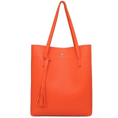 China Luxury Shoulder Tote Bag Selling PU Oil Wax Handbag Women's Leather Casual Daily Hot Shopping Bags Designer For Woman for sale