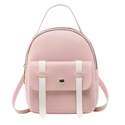 China 2022 fashion women's bags PU women's bags waterproof luxury leather ladies bags school bag wholesale woman design backpack for sale