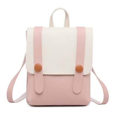 China Small PU Multifunctional Waterproof Mini Backpack Women Messenger Bag Leather Bag for sale