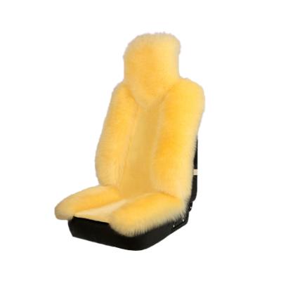 China Sumptuous Australian Flags Sheepskin Automobile Seat Cover Leather Car Sear Cover for sale