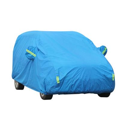 China Four Seasons Car Wrap Cover Support Drop Shipping Good Price Fiber Thickening Car Cover Waterproof Outdoor for sale