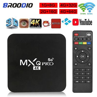 China MXQpro RK3229 4K Youtube Media Player TV Box 64GB Android 10.1 Smart TV Box Android 7.1 4GB 32GB TV Set Top Box S155 for sale