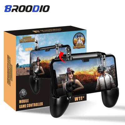 China W11 PUGB Controller Mobile Gaming Trigger L1 R1 Shooter For iPhone Android Gamepad Console Phone Joystick Y10-W11 for sale