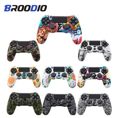 China Camouflage Soft Gel Silicone Rubber Case Cover For SONY Playstation 4 Controller PS4 Protection Skin Case For PS4 DS4 pro Slim Gamepad Y99 for sale