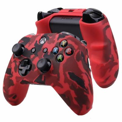 China Silicone Anti-Slip Camouflage Protective Skin Case For Microsoft Xbox One For Xbox One X S Gamepad Controller Protection Joystick Caps Y15 for sale