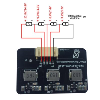 China 94v0 FR4 High TG/Halogen/Free Rogers Balance Board Lifepo 4 LTO Lithium Battery Equalizer Power Transfer Active Board BMS 2S-4S 1.2A for sale