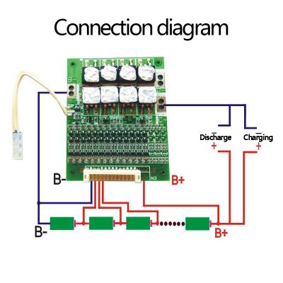 China BMS 13S 48V 50A 18650 Li-ion lithium battery pack protection equalizer board with balance for electric vehicles BMS PCB S72 for sale