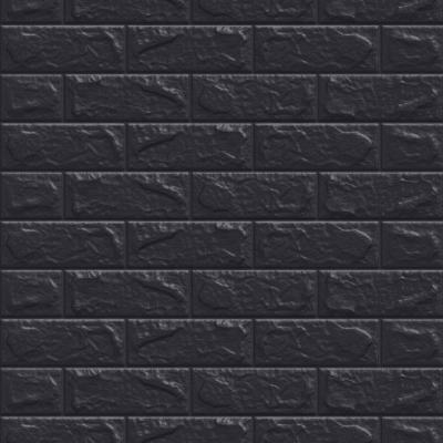 China Modern Waterproof Durable PE Foam Wallpaper 3d Brick Style Decorative Wall Panel For Kid's Room Kindergarten for sale