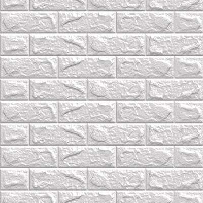 China 3d water proof pe foam wall sticker waterproof wall sticker adhesive wall decor for sale