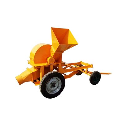 China Wood Crushing In Mobile Small Chips Crusher Making Sawdust Shaving Machine Garden Shredder Wood Chipper for sale