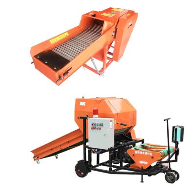 China Automatic Hay Rice Wheat Straw Grass Mini Bale Hay Rice Wheat Straw Grass Silage Bale Wrapping Machine for sale