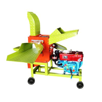 China Combined Animal Feed Chaff Cutter Grass Mixing And Function Diesel Gasoline Driven Corn Chopper For Cow Sheep Farm for sale