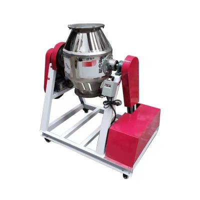 China Powder Mixing Metal Drum Shape Mixing Equipment Flour Food Powder Premix Mixer Machine Stainless Double Cone Mixer for sale