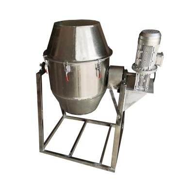 China Powder Equipment Plastic Particle Mute Semi-open Mixing Herbal Medical Powder and Metal Drum Coffee Stainless Double Cone Blender for sale