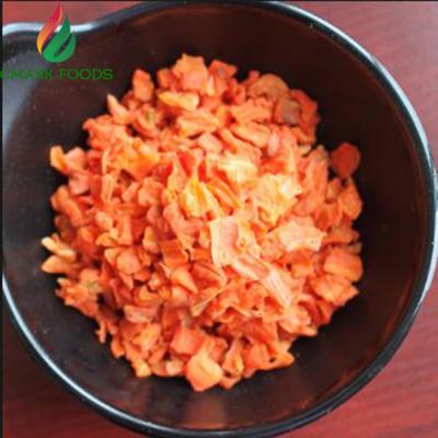 China HALAL 100% Natural Puffed Dried Carrot Slices Chip Max 7% Moisture for sale