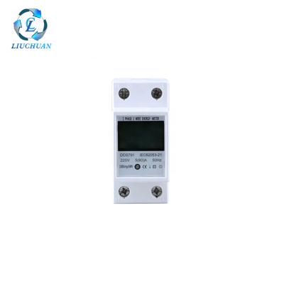 China PC Electric Digital KWH Meter Energy Meter With Back Light 4 Parameters for sale