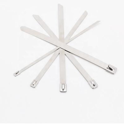 China Bundling High Quality Bare Cables Metal 304 Stainless Steel Wire Cable Ties for sale