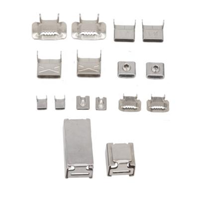 China Bundling Cables Wing Seal Stainless Steel Bandage Buckles for sale