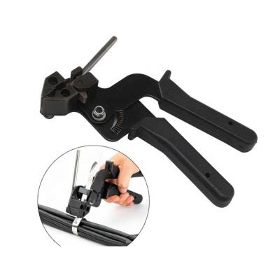 China Tightening And Cutting Off Stainless Steel Cable Tie Pliers Tensioning Tool for sale