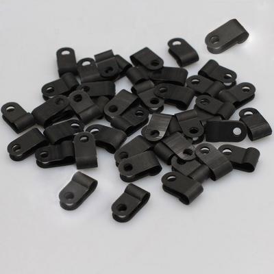 China Eco - Friendly Plastic P Clips R Type Nylon Cable Wire Grommets Clamp for sale