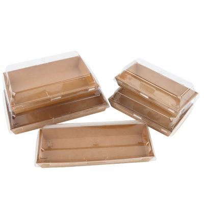 China Eco Friendly Disposable Custom Pastry Kraft Paper Packaging Boxes With Your Own Logo for sale