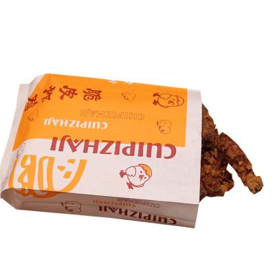 China Custom Disposable Fried Chicken Disposable Paper Bags With Your Own Logo for sale