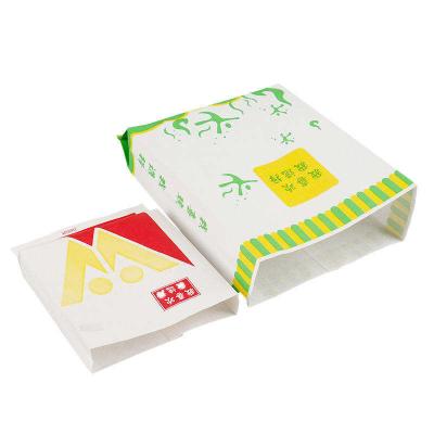 China Disposable Logo Oil Proof Snack Bag Disposable Customized Instant Paper Bag for sale