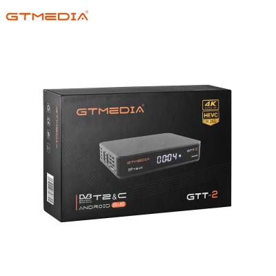 China Android smart box 2G RAM+8G decoder 4k GTMEDIA GTT2 Android+DVB-T/T2/Cable/ISDBT TV ROM OTA upgrade dvb-t2 for sale