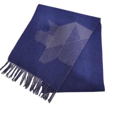 China Daily Lifestyle Cashmere Jacquard Double Sided Scarves for sale