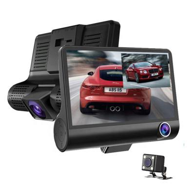 China Hot Selling 4.0 Inch On Amazon 4.0 Inch Three Way Camera Recording Hd 1080P Car Camera Dash Cam With 170 Wide Angle for sale