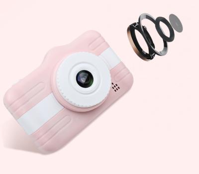 China 2.0 Inch Screen Kids Digital Camera Front Filter Kids Camera And Rear Mini Kids Camera For Girl And Boy Best Gift for sale