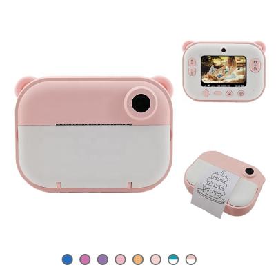 China 2.4 Inch Instant Photo Camera Digital Camera Recording Unicorn Print Dual Function HD IPS Screen Lens Kids Children Christmas Gift for sale