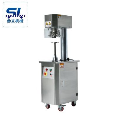 China China Factory Price Food Semi Automatic Stainless Steel Cover Tin Can Sealing Machine for sale