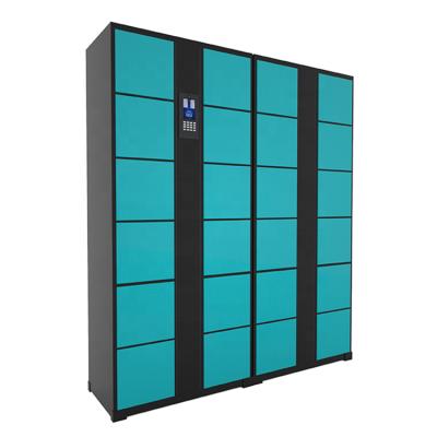 China 0.8-1.2mm Galvanized Sheet Smart Card System Locker Metal Cabinet System Locker Outdoor Smart Locker for sale