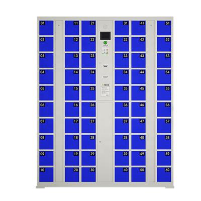 China 0.8-1.2mm Galvanized Sheet Parcel Locker Digital Electronic System Smart Steel Locker for sale