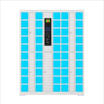 China Office Building 40 Door Cell Phone Locker Smart Storage Cabinet USB Charging Cabinet for Public for sale