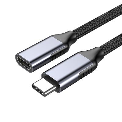 China COMPUTER New Arrivals 1m/2m/3m USB3.1 GEN2 charge cable Adapter 4k@60Hz Type C Male to Type C Female cable adapter for hub Cell phone for sale