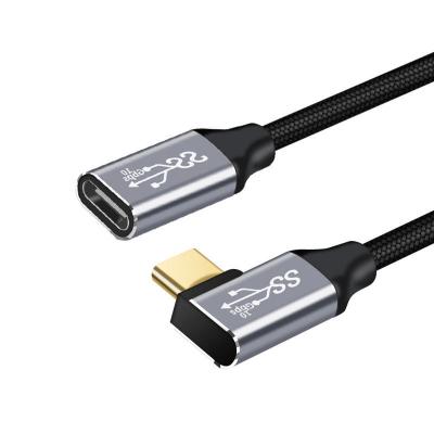 China Data Tansmission Phone Charging 5A Type C to USB C Cable Male To Female Extension Cable USB3.1 100W PD Fast Charging 4K @60HZ Transmission Cord 1m 0.5m 0.25m for sale